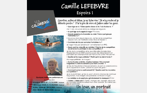 Un jour Un portrait - Camille Lefebvre