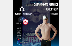 CHAMPIONNATS DE FRANCE Juniors en 25 m 