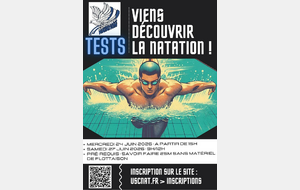 Inscriptions ouvertes pour les tests 2026-2027