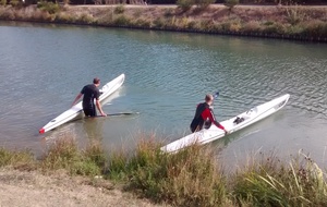 Seance PPG Masters (Paddle rescue/kayak) à la Ramée 