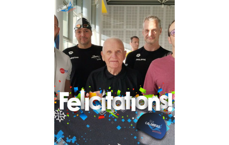  Un superbe 800 Nl de Jean Jacques Cazeneuve aux Championnats régional d Hivers avec nos  masters
